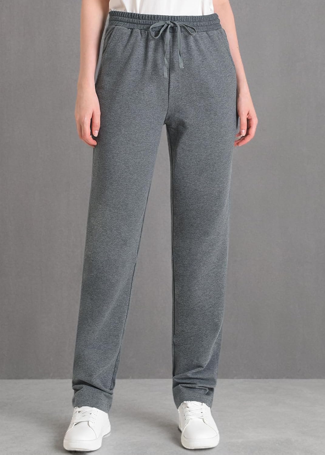 Weintee Women's 34" Inseam Tall Cotton Sweatpants with Pockets - Image 7