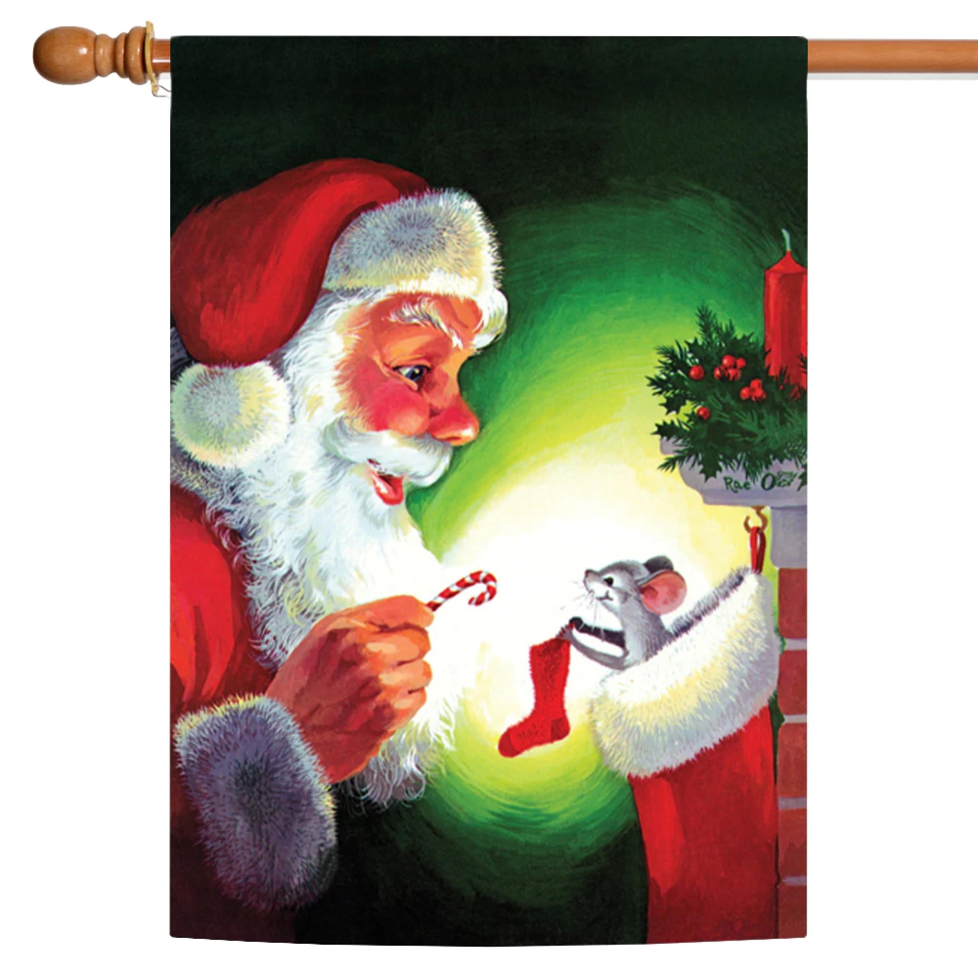 Drapeau Toland Home Garden anti-décoloration pour remplacer vos décors de Noël usés