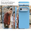YATWIN Silicone Case for iPhone 17 Air, Soft-Touch, Shockproof, DustProof, Antiskid Phone Cover for Apple iPhone 17 Air - Sky Blue gallery image