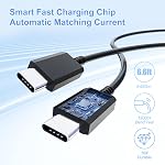 Samsung Super Fast Charger Type C Kit,25W PD USB C Wall/Car Charger for Samsung Galaxy S26/S25/S24/S23/S22/Plus/Ultra/FE/Note 20/10/A71,2020/2018 Pad Pro/Air,with 2X USB C-to-C Cable(6.6ft)