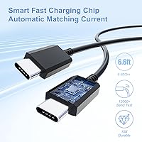 Vista 6 de Samsung Super Fast Charger Type C Kit,25W PD USB C Wall/Car Charger for Samsung Galaxy S25/S24/S23/S22/Plus/Ultra/FE/Note 20/10/A71,2020/2018 Pad