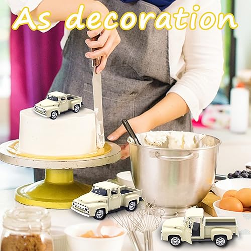 Miniatura 7 de Camión de juguete beige pequeño para niños pequeños de 2, 3, 4, 5, 6, 7, 8 años, juguete de aleación 132 para niños, juguete de aleación 132,