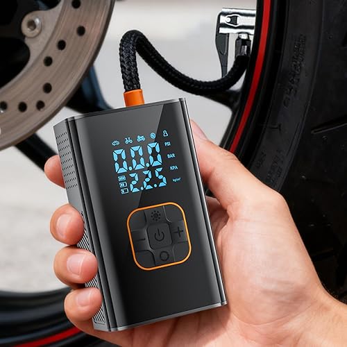 Miniatura 3 de Car Air Pump - 150PSI Cordless Automatic,Tire Inflator Air Compressor with Digital Display  for Auto Truck SUV Bike Motorcycle Balls Inflatable Toys