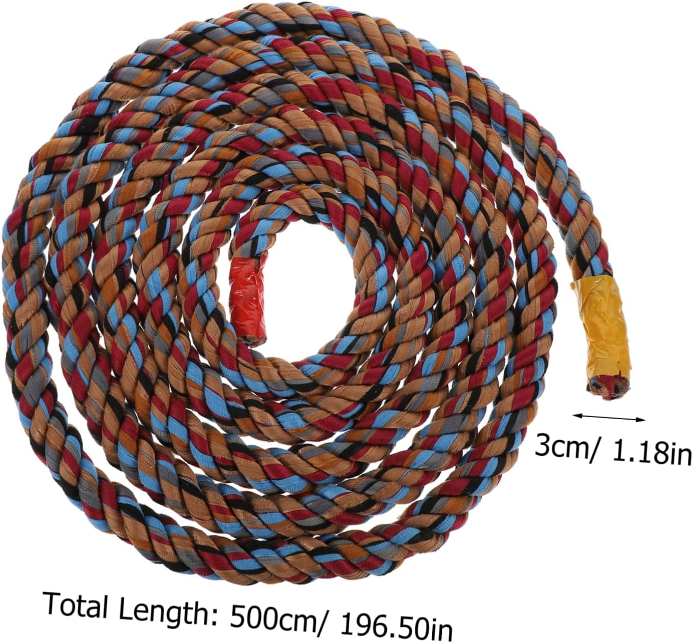 Cloth Tug War Rope Twisted Competition String for Field Day Games for Outdoor Activities and Team Building Events