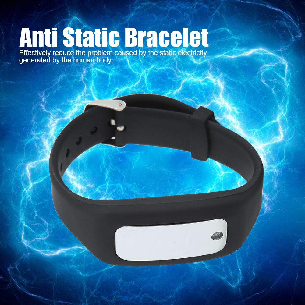 AUNMAS ABS Anti Statique Bracelet Élimination Électrostatique Automatique À Distance Anti Statique Bracelet Poignet Bande (10 x 1 po)