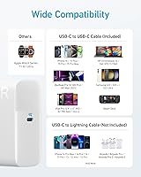 Vista 7 de Cargador Anker para MacBook Pro, compacto y plegable de 100W, USB C para MacBook Air, Samsung Galaxy, iPad Pro y más, incluye cable USB C de 5 pies