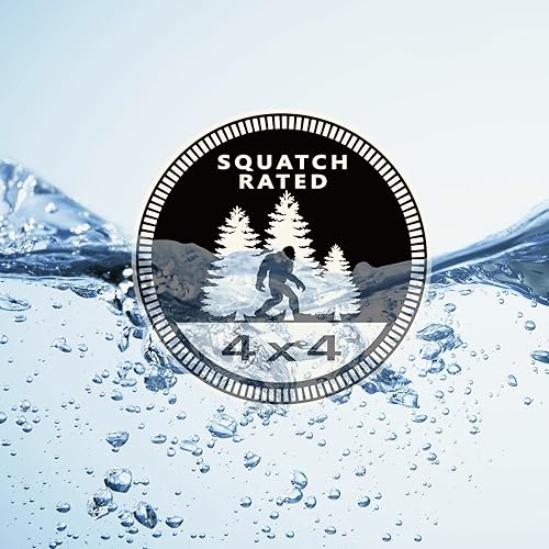 Miniatura 5 de Squatch - Emblema de metal para automóvil, 4 x 4 pulgadas, insignia de metal para automóvil de pie grande 6D, emblemas redondos, calcomanías