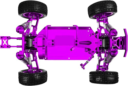 Miniatura 10 de ShareGoo - Marco de chasis de cuerpo de metal RC 114 4WD Kit de marco compatible con WLtoys 114 144010 144001 144002 RC piezas de actualización de