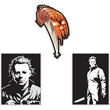 Elektroplate Michael Myers Slasher Mugshot Dynamic Car Decal Set of 3