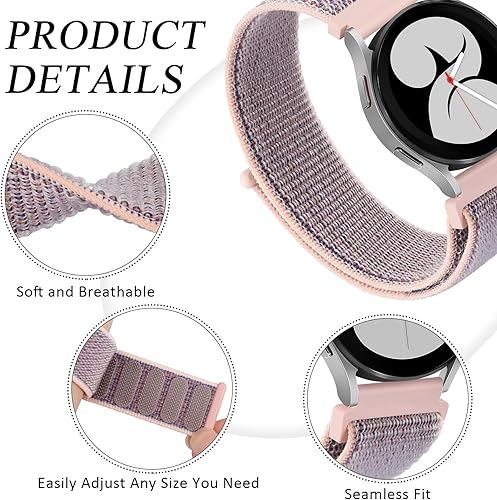 Miniatura 3 de Vanjua Correas compatibles con Samsung Galaxy Watch 5 Band 1.575 in 1.732 in, Galaxy Watch 5 Pro Band 1.772 in, 0.787 in, correa de repuesto