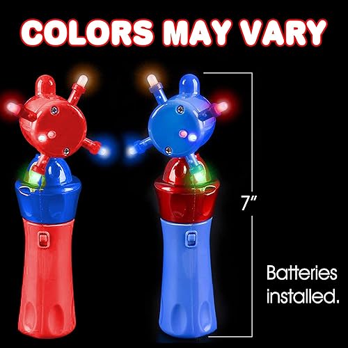 Miniatura 3 de ArtCreativity Vara Iluminada para Niños  Juguete Luminoso Giratoria LED con Luces Intermitentes  Divertidos Juguetes Luminosos Giratorios, Juguetes