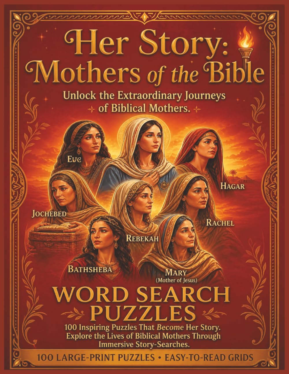 Her Story: Mothers of the Bible: Word Search Puzzles. 100 Inspiring puzzles that become her Story.Explore the lives of biblical mothers through inspiring story puzzles
