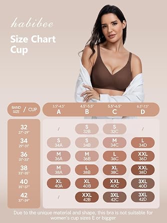 habibee Wireless Jelly Bra for Women Comfort Seamless Full Coverage Bras