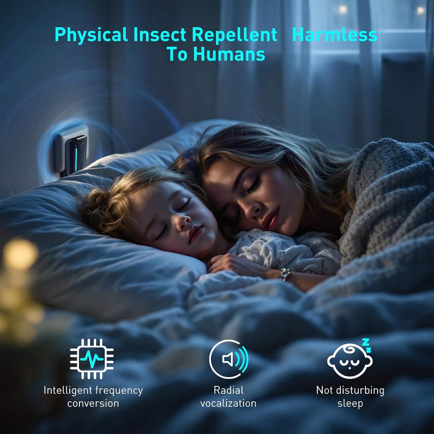 2026 Upgraded Ultrasonic Repeller & Insect Indoor Repeller, Ultrasonic and Repellent for Roach, Rodent, Mouse,Bugs,Mice,Spider,Ant,Electronic Plug in Pest Control,2 Mode Switching,6 Packs
