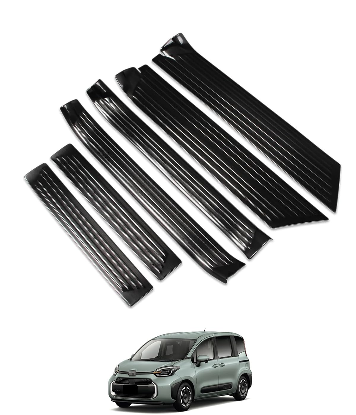 新型シエンタ 対応 サイドステップ スカッフプレート Amazon.co.jp: YOFER トヨタ 新型シエンタ 10系 パーツ サイド