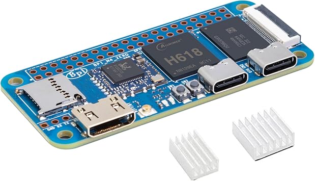 Banana Pi BPI M4 Zero Allwinner H618 LPDDR4 4GB Linux Single Board Computer, Wireless Dual-Band Development Board, ARM Mali G31 GPU for IoT Programming, Support Debian Ubuntu 4+32G SBC