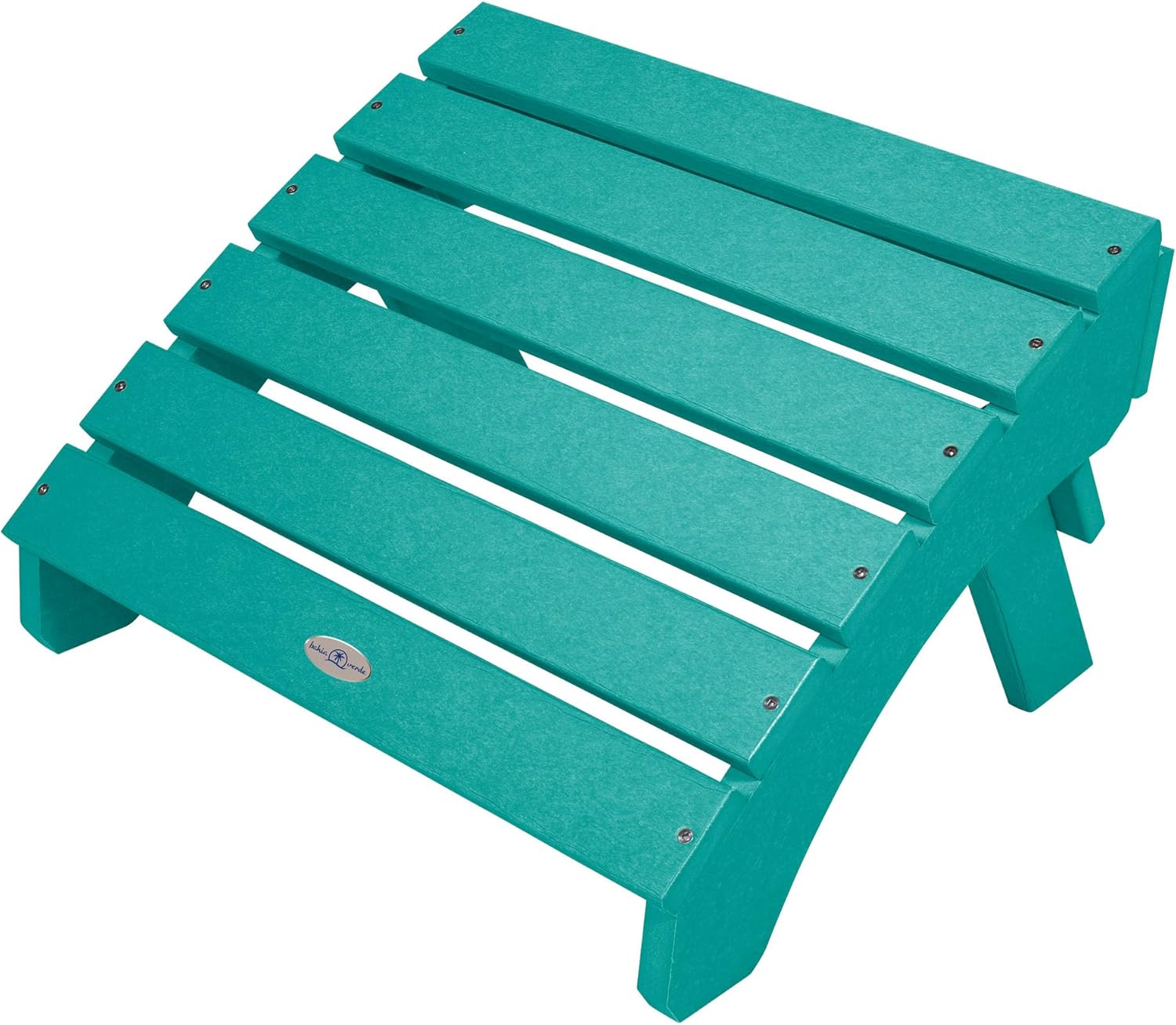 Folding Adirondack Ottoman, Seaglass Blue