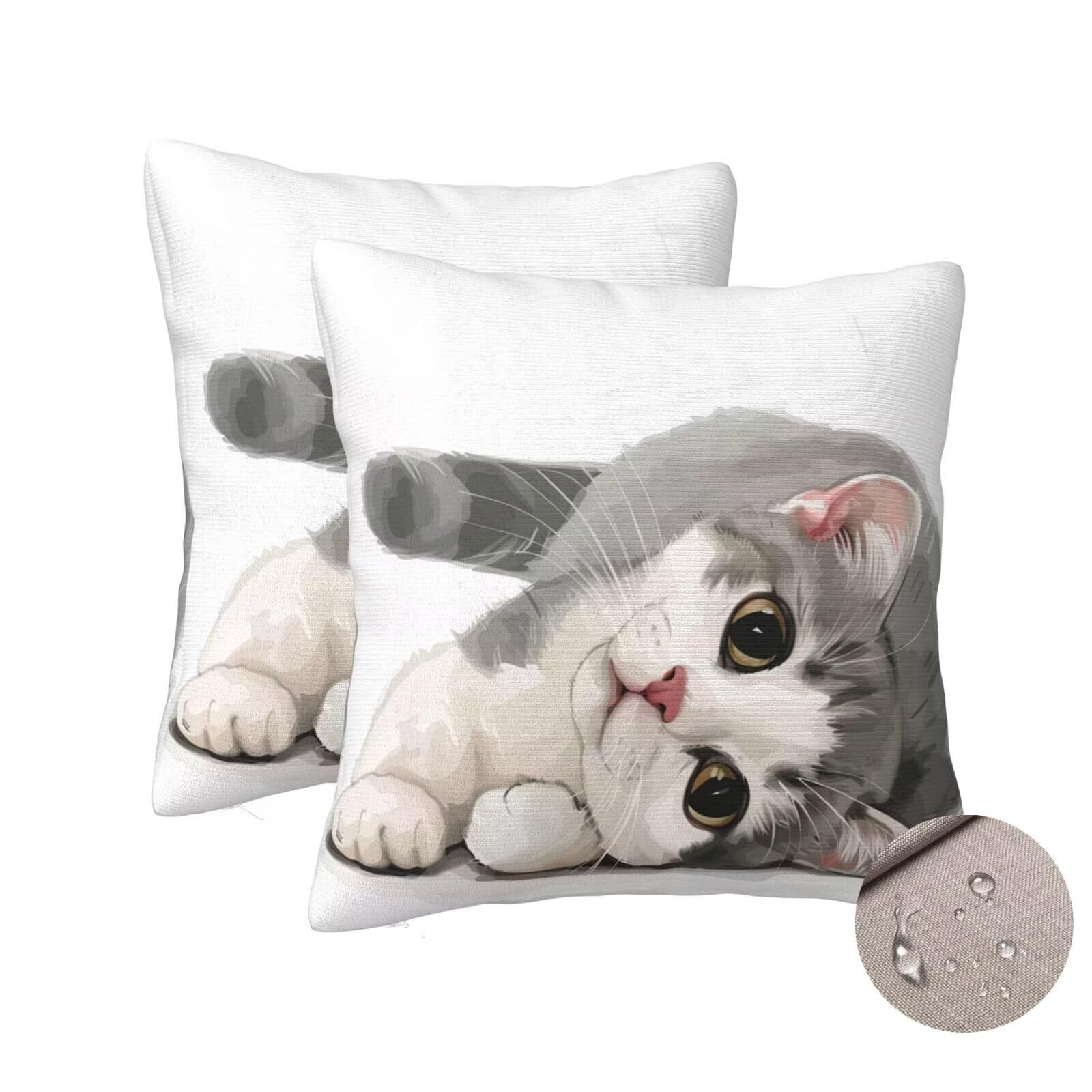 Housses de coussin extérieur jardin 60x60 pour créer un coin détente cosy sur votre terrasse