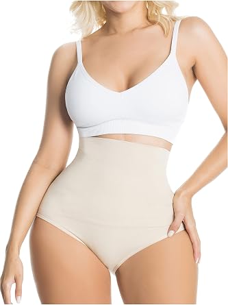 Sonryse Seamless High Waisted Tummy Control Panty - Body Shaper Panties Shapewear For Women