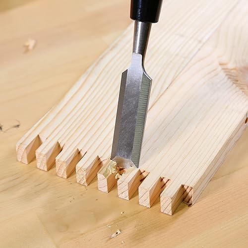 Miniatura 5 de Buck Brothers 120109BC - Cincel profesional de madera de 2 x 5 pulgadas, cincel de carpintería, juego de herramientas para carpintería, para juegos