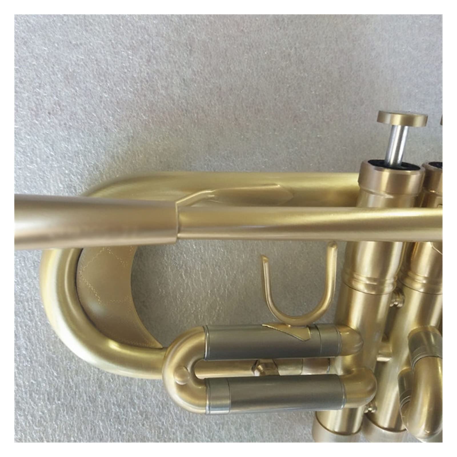 Trąbka B Płaska Trąbka Instrument Muzyczny Cięższy Typ Złocenie Trąbka Grająca Muzykę początkujących trąbka