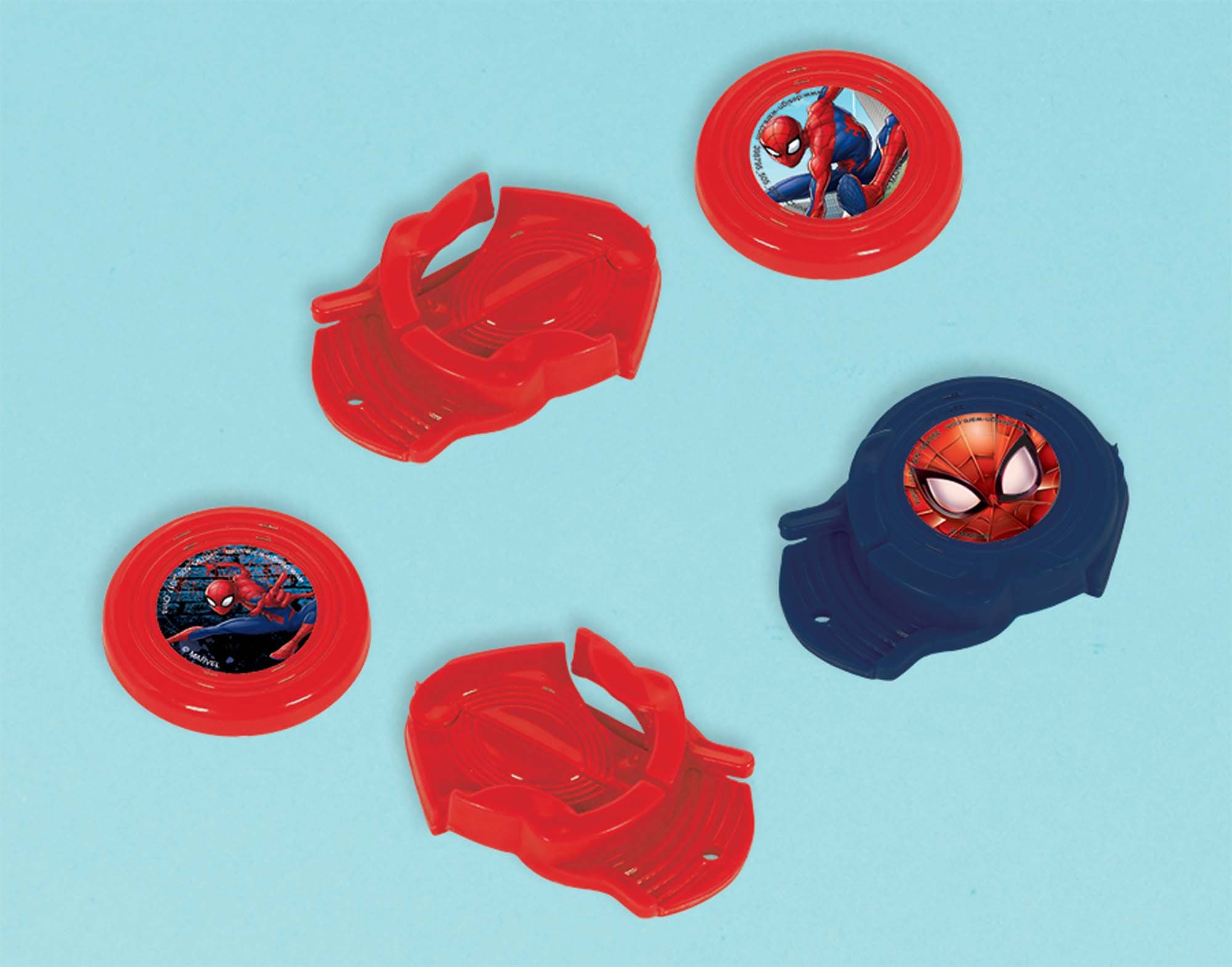 amscan Spider-Manâ„¢"Webbed Wonder" Mini Disc Shooters, Party Favor