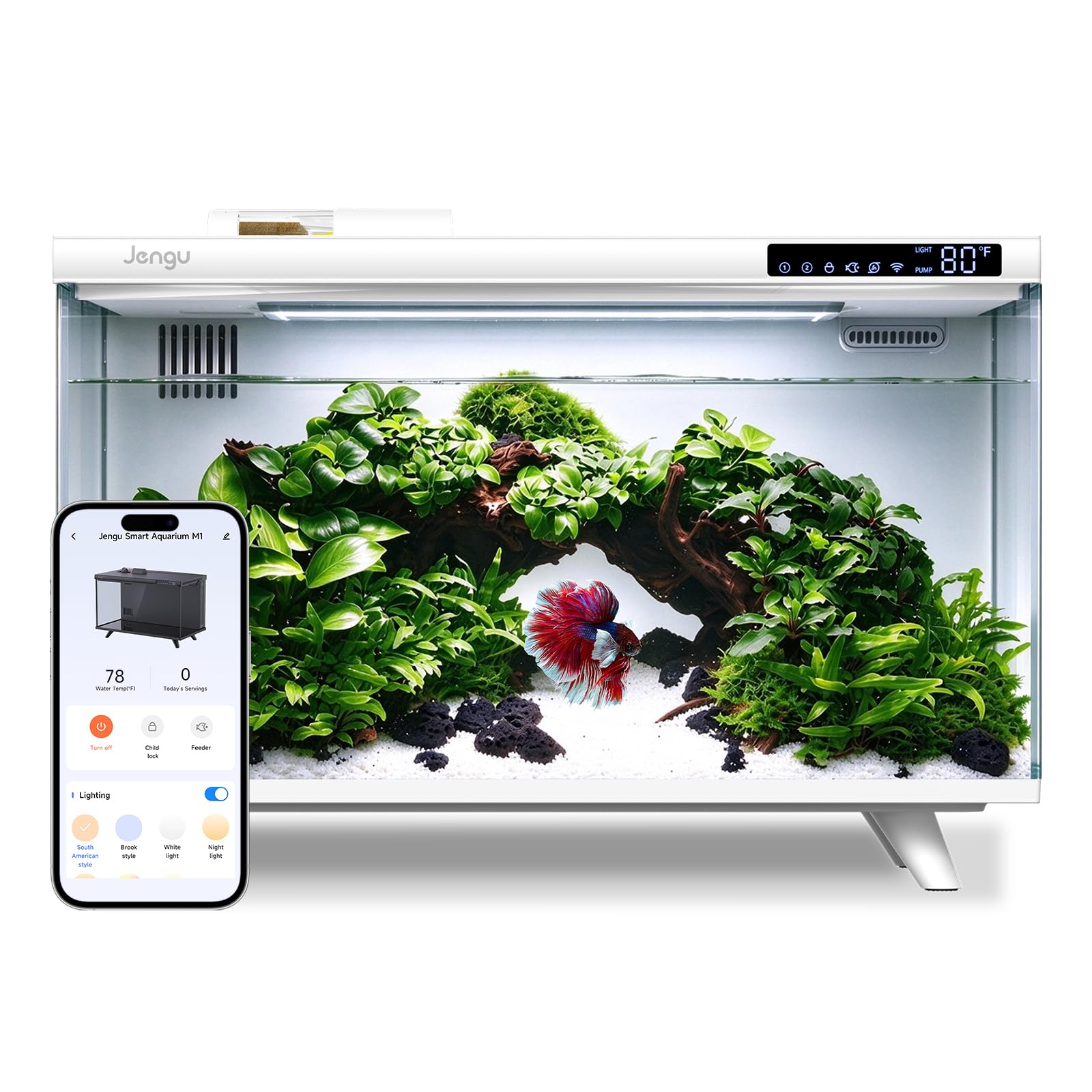 Smart Fish Tank - App Controlled Betta Aquarium -1