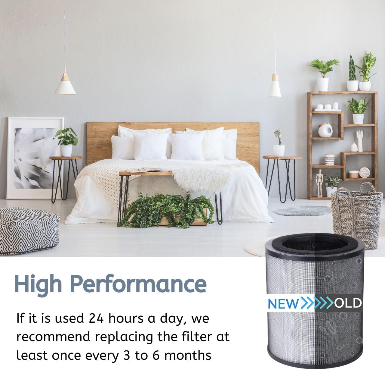 Nispira KF170 850E Series Replacement filter for Kenmore PM1005 Air Purifier 3-in-1 Activated Carbon (2) - Image 8