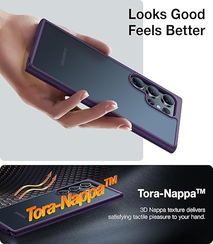 Miniatura 38 de TORRAS Funda a prueba de golpes para Samsung Galaxy S24 de 6.2 pulgadas, 12 pies de grado militar, probada contra caídas, parte trasera dura mate