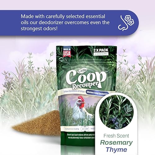 Miniatura 3 de Little Coop Recouper  Una nueva generación de desodorante de gallinero urbano  Fórmula única para liberación lenta  Aroma fresco natural  Suministro