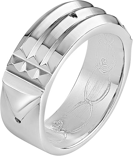 Miniatura 2 de Atlantis Anillo (Anillo Atlante) Plata 970 BrillantePlata 0.236 in Ancho 0.079 in Grosor