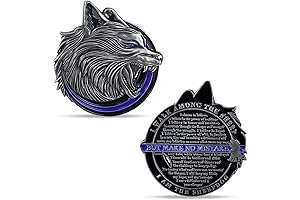 Funny Challenge Coins: Police Challenge Coin Thin Blue Line Military Gift I...