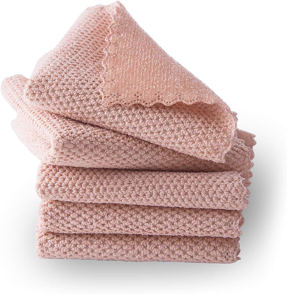 Xinrjojo Microfiber Dish Cloth for Washing Dishes Dish Rags