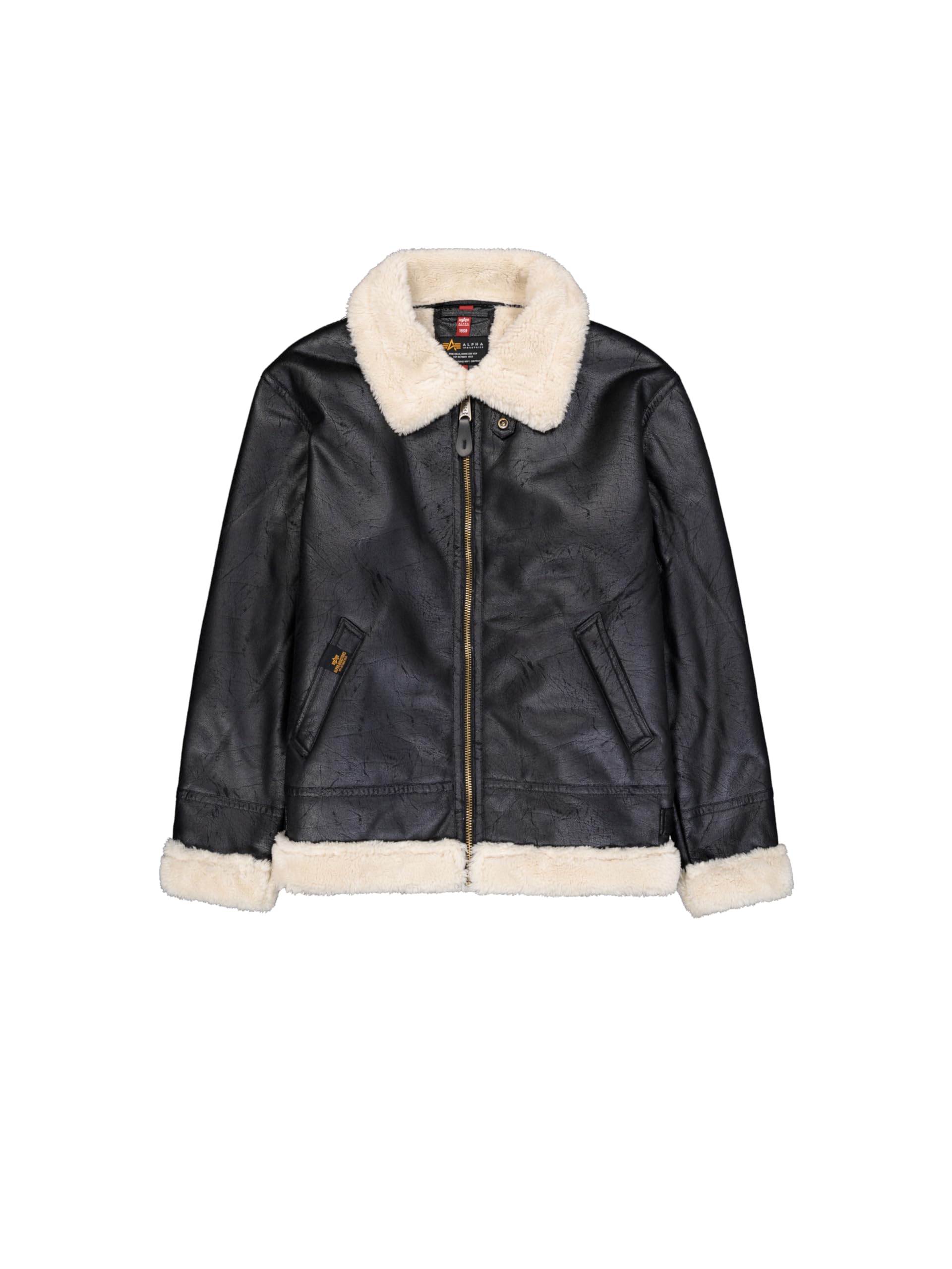 ALPHA INDUSTRIES kurtka skórzana Mężczyźni Alpha Industries B3 Fl kurtka skórzana męska (1 w zestawie)