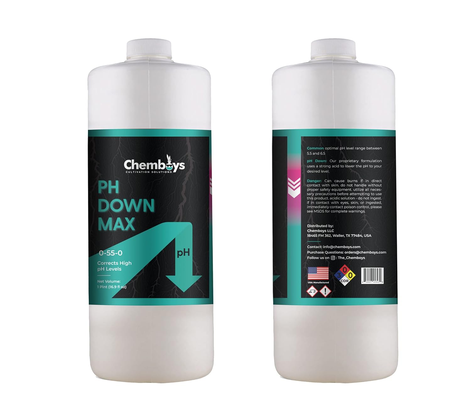 Chemboys pH Down MAX | Ultra Strength | Gallon