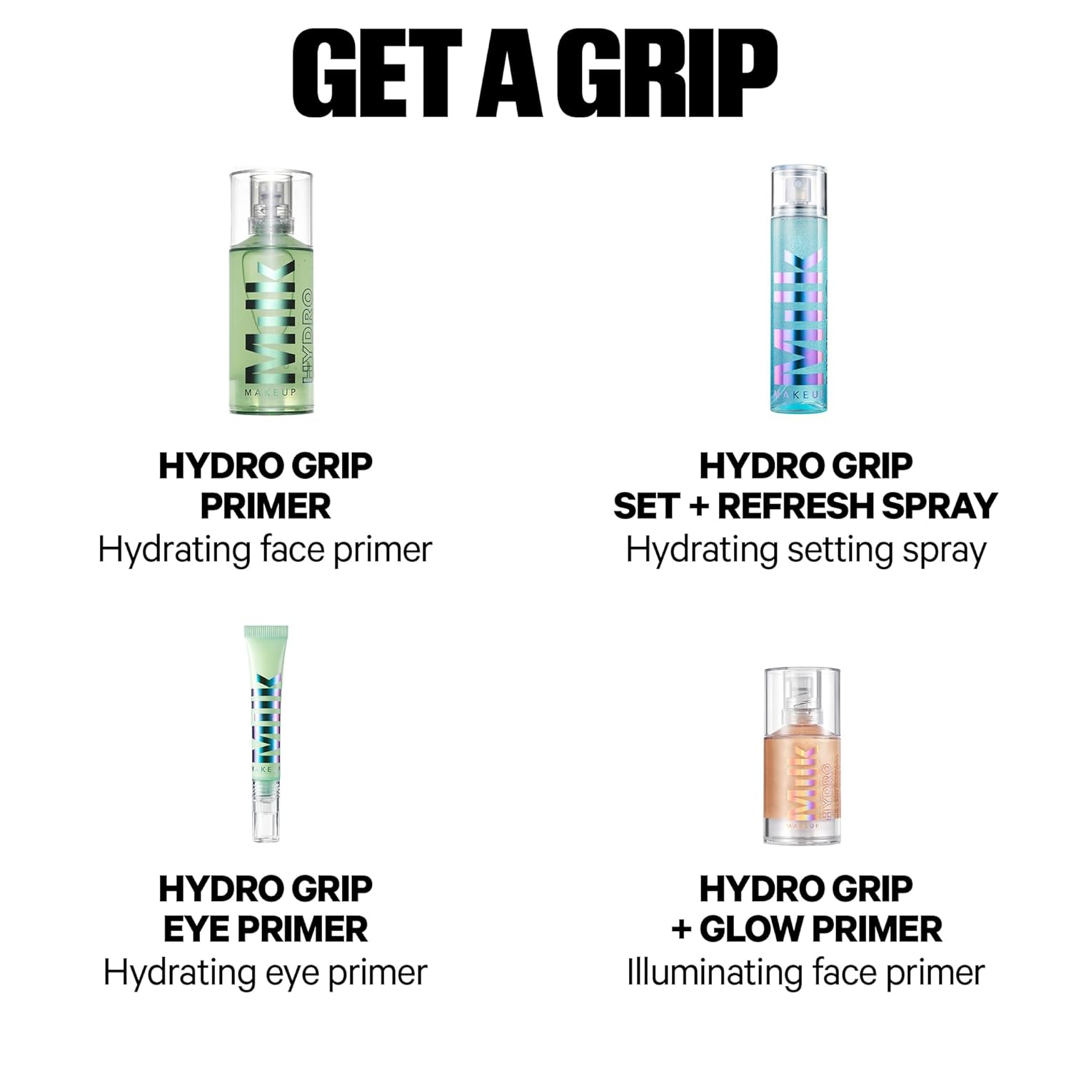 Milk Makeup Hydro Grip Primer - Hydrates & Grips Makeup for Up to 12 Hours - Prevents Caking - All Skin Types - Fragrance Free - Vegan, Cruelty Free - Image 5