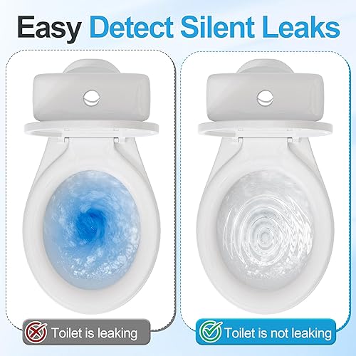 Miniatura 4 de Demissle Tabletas de Detección de Fugas de Inodoro, 30 Piezas Tabletas de Tinte Azul para Taza con Botella de Almacenamiento, Detecta Fugas