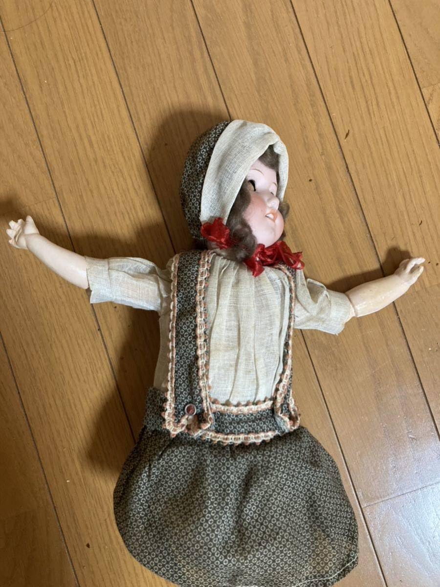 市松人形 御印有り45cmビスクドール　アンティーク　抱き人形　清照　伝統工芸品 市松人形 御印有り45cmビスクドール アンティーク 抱き人形 清照