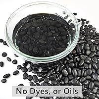 Vista 3 de Piedras negras suculentas y cactus de 2 libras, piedras pulidas decorativas naturales de 3/8 pulgadas, rocas de río para plantas