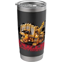 DinoTrux Dozer Stainless Steel Insulated Tumbler
