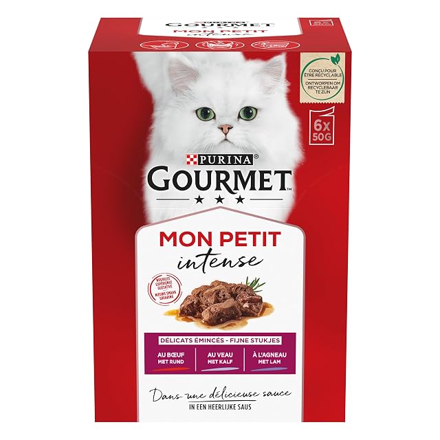 Foto 2 de 8 de Gourmet Mon Petit - Comida para Gato Adulto. Sabores Variados
