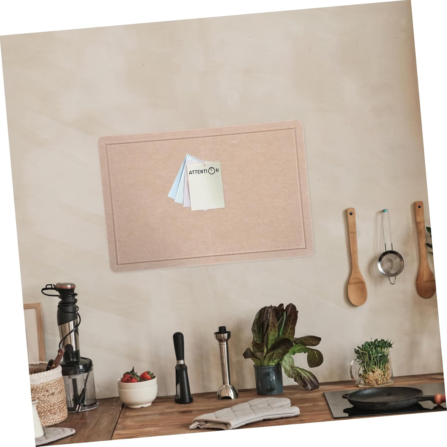 Holibanna 1Set Felt Bulletin Board for Home Office Decor Multi Functional Memo Wall Board Felt Material for Photos Messages Easy to Use