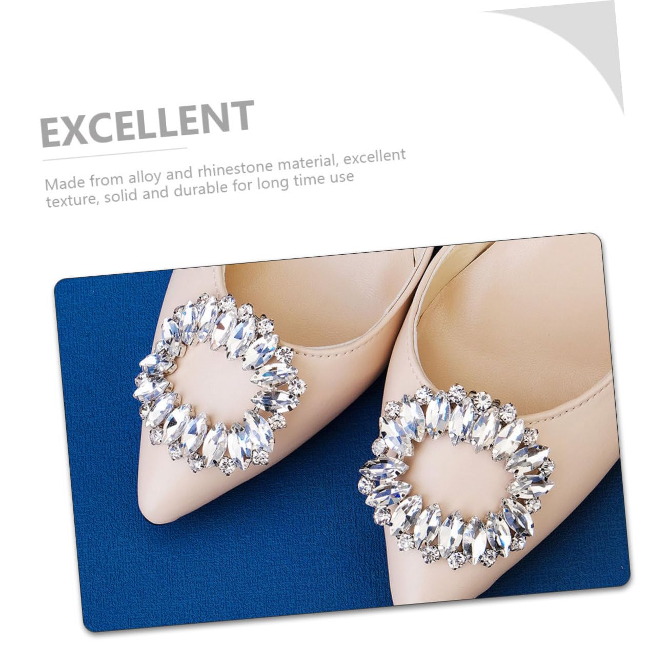 FOMIYES Fibbia per Scarpe con Clip Decorativa per Sposi Accessorio per Scarpe Sposa e Speciali per Aggiungere e Raffinatezza
