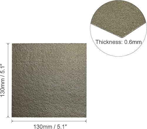 Miniatura 2 de MECCANIXITY Cubierta de guía de ondas para horno de microondas, placa de reparación de micas, tablero de hojas para horno para cocina, 5.118 x 5.118
