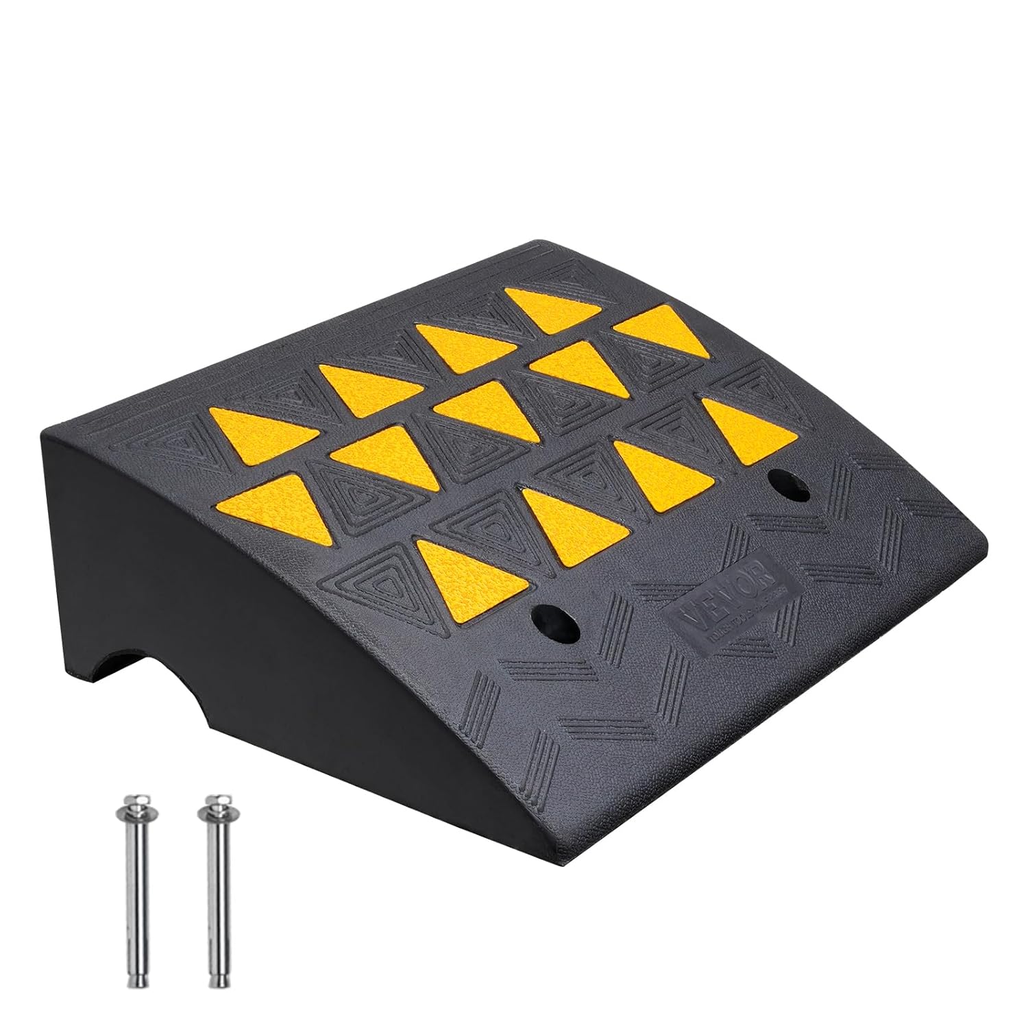 VEVOR Rubber Curb Ramp 6" Rise, 14.6" W x 19.3" L, 15T