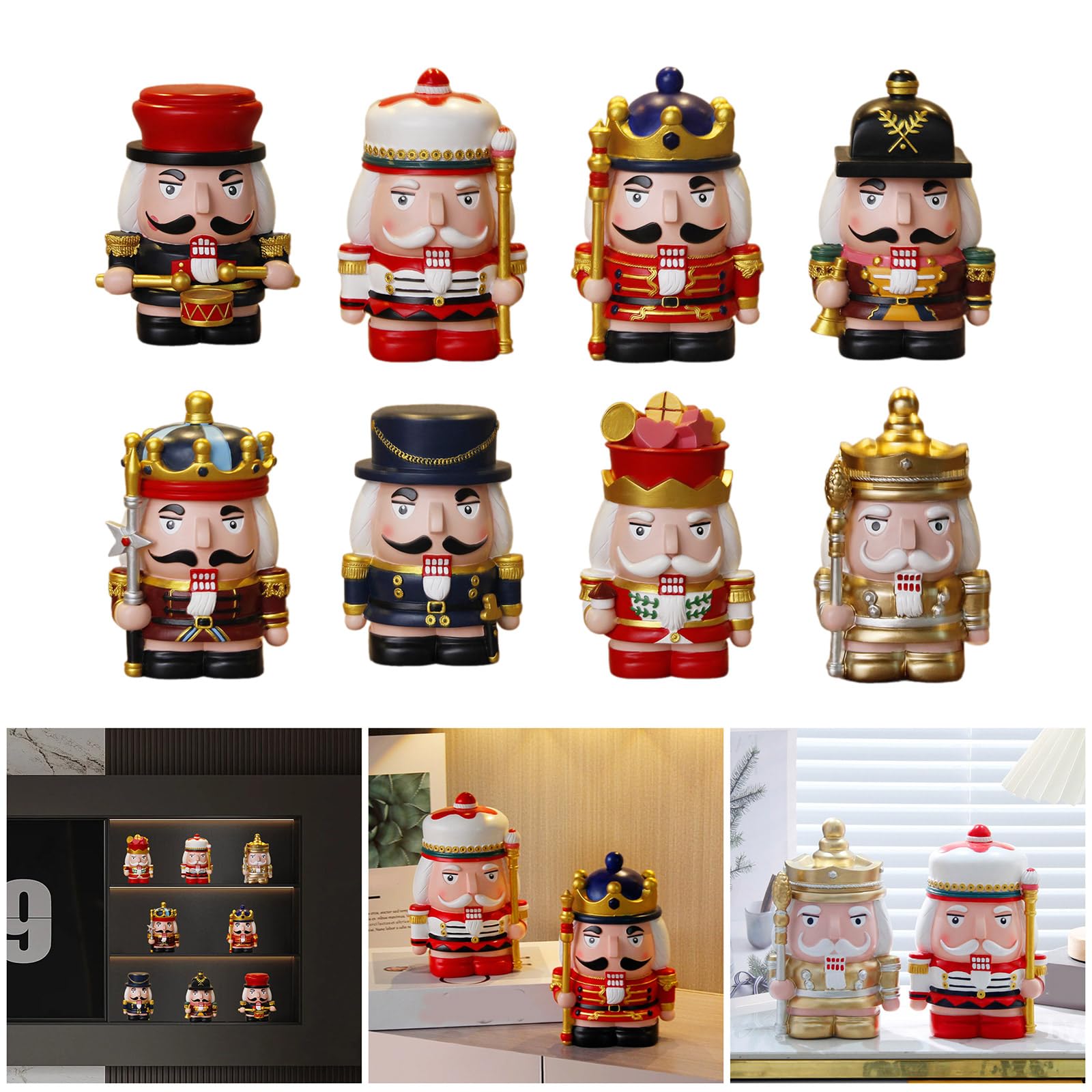 クリスマス　くるみ割り人形　Christmas　Xmas　フィギュア くるみ割り人形のおもちゃ木製フィギュア クリスマス ギフト