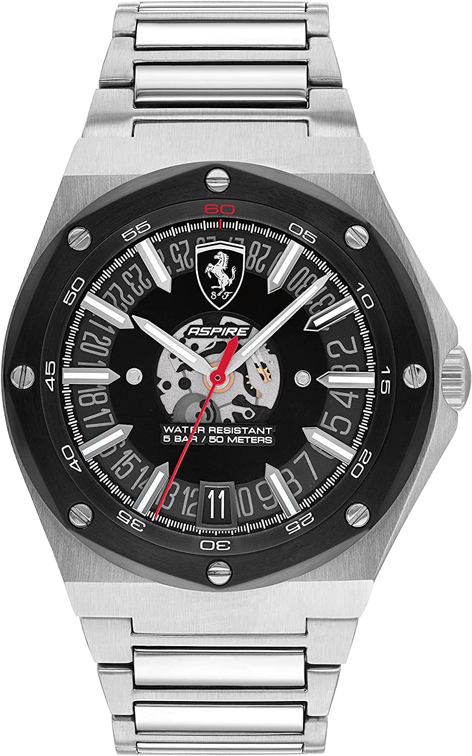 Scuderia Ferrari Aspire Analog Black Dial Mens Watch-0830846 (B094JQTLTW) Amazon Price History, Amazon Price Tracker