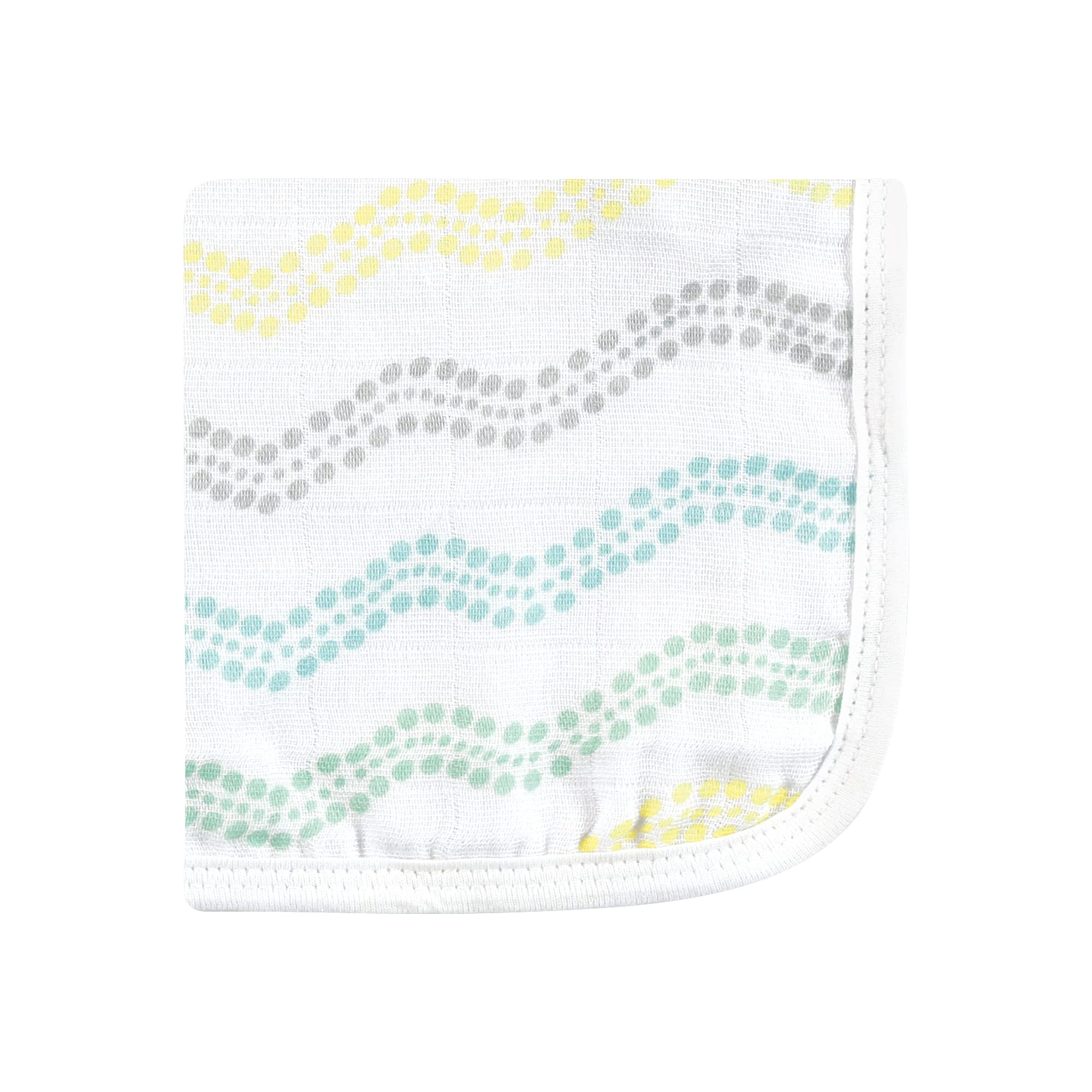 Luvable Friends Unisex Baby Musselin Waschlappen, Regenbogen, Einheitsgröße