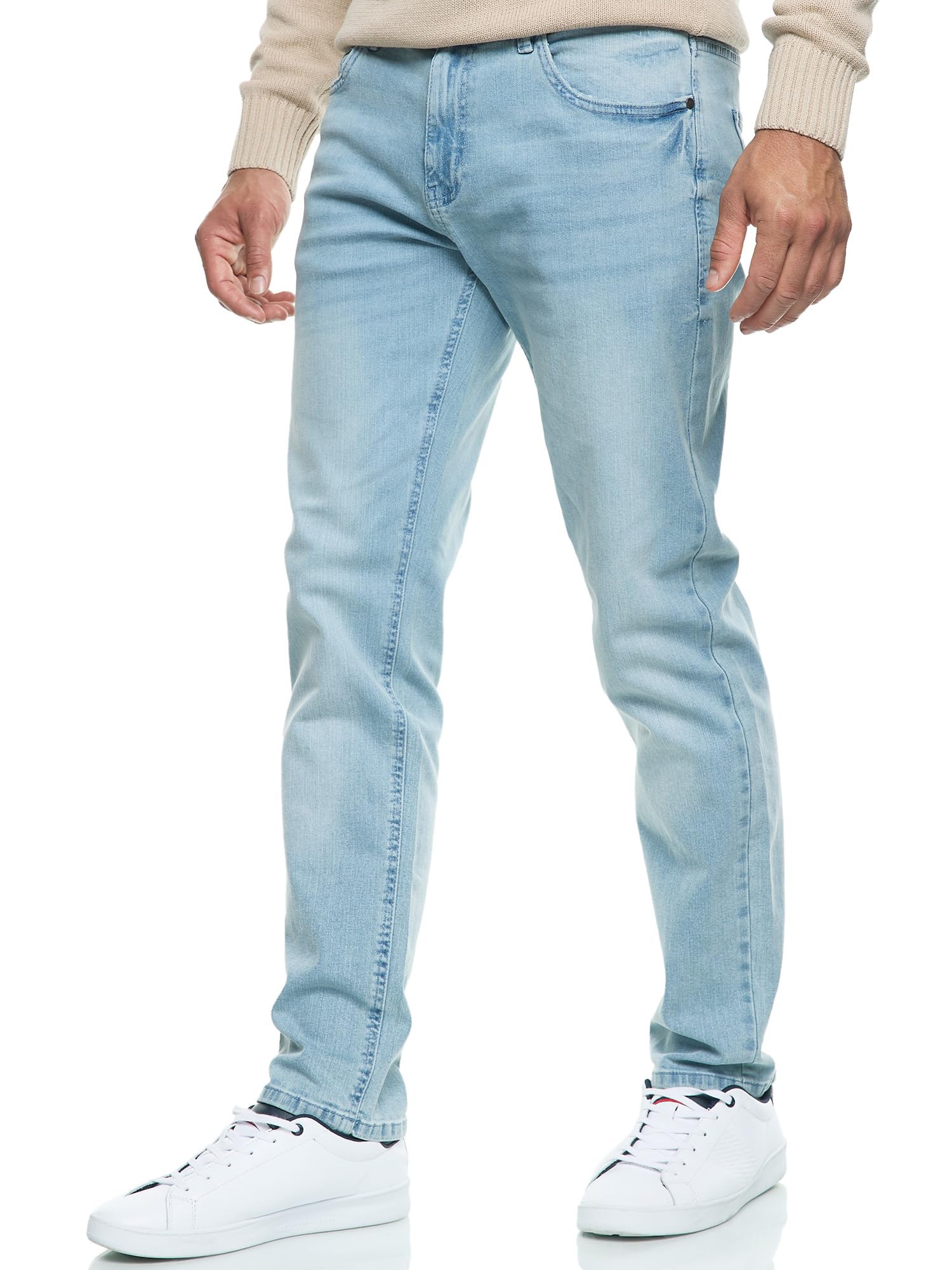 Indicode Herren INSantino Jeanshose aus 99% Baumwolle | Denim Stretch Jeans Männer
