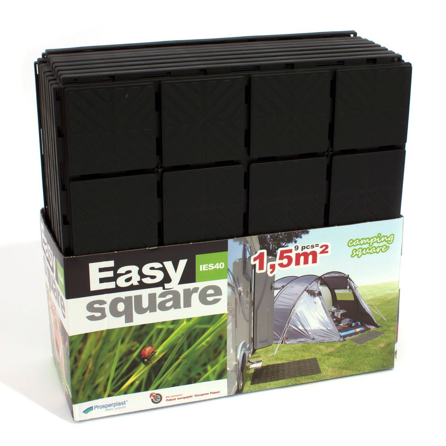 Prosperplast Piastra Griglia Marciapiede Griglia 40x40 Set di 9 Piastre